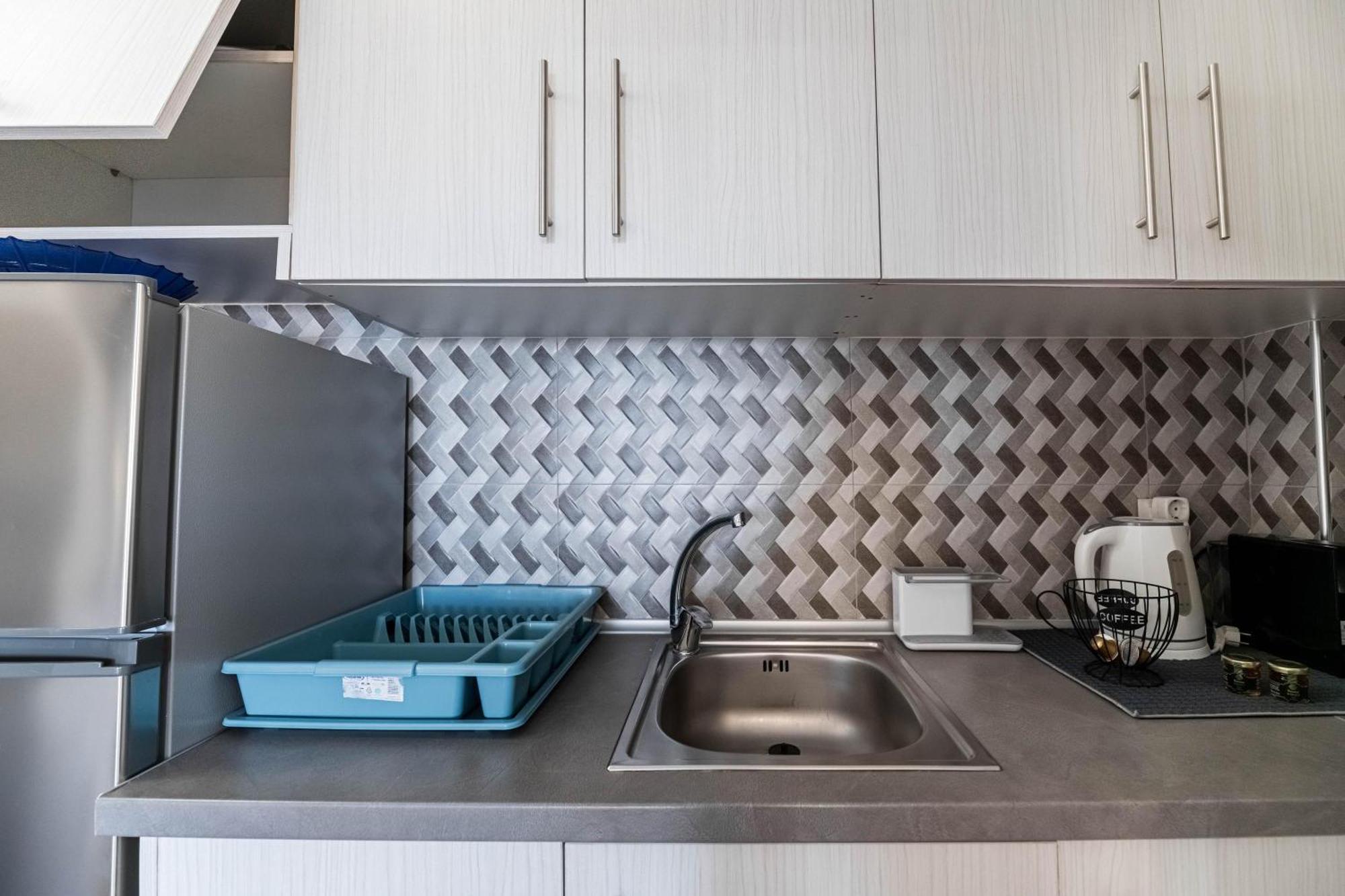 Aperanto Galazio Apartment Архангелос Екстериор снимка